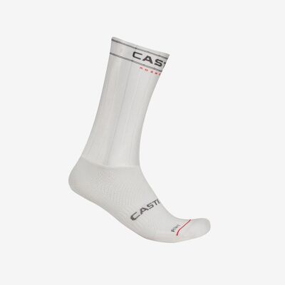 Castelli, Unisex, Sportsocken, Fast Feet 4 Sock (44 - 47), Weiss, Grau Castelli, Unisex, Sportsocken, Fast Feet 4 Sock (44 - 47), Weiss, Grau