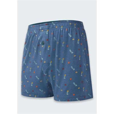 Normann Copenhagen Herren, Unterhosen, Petal Whimpsy Boxershorts Seeblau, Blau, (Einzelpack, S) Normann Copenhagen Herren, Unterhosen, Petal Whimpsy Boxershorts Seeblau, Blau, (Einzelpack, S)