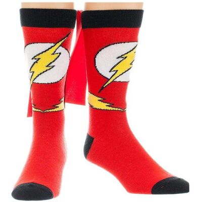 Bioworld, Herren, Socken, DC CR3ECFDCO Comics Flash Caped Crew Socks, Rot, (Einzelpack, 41 - 45) Bioworld, Herren, Socken, DC CR3ECFDCO Comics Flash Caped Crew Socks, Rot, (Einzelpack, 41 - 45)