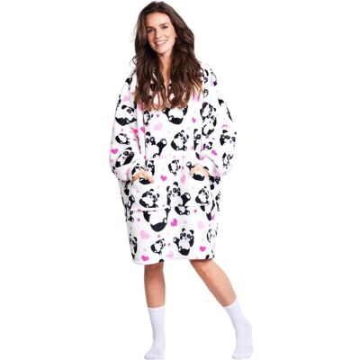 Cozy Noxxiez, Pyjamas, Noxxiez Hoodie-Decke XL – Panda, Mehrfarbig, (XL) Cozy Noxxiez, Pyjamas, Noxxiez Hoodie-Decke XL – Panda, Mehrfarbig, (XL)
