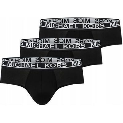 Michael Kors, Herren, Unterhosen, MT BASIC LRB 3PK BLACK 6BR1L11133 001 M L, Schwarz, (3er Pack, L) Michael Kors, Herren, Unterhosen, MT BASIC LRB 3PK BLACK 6BR1L11133 001 M L, Schwarz, (3er Pack, L)