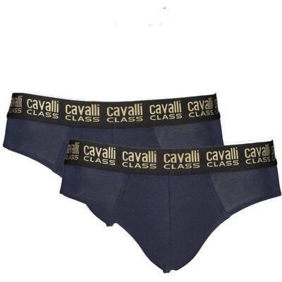 Cavalli Class, Herren, Unterhosen, Blue Cotton Men's Briefs, Blau, (Einzelpack, XL) Cavalli Class, Herren, Unterhosen, Blue Cotton Men's Briefs, Blau, (Einzelpack, XL)