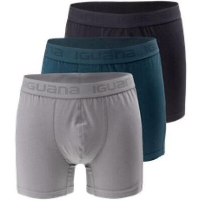 Iguana, Herren, Unterhosen, PRESTO 3er-Pack Boxershorts für Herren, Mehrfarbig, (3er Pack, L) Iguana, Herren, Unterhosen, PRESTO 3er-Pack Boxershorts für Herren, Mehrfarbig, (3er Pack, L)