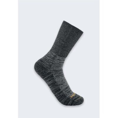 Carhartt, Herren, Socken, Twin Knit Sock Carbon Heather Socken, Schwarz, (Einzelpack, L) Carhartt, Herren, Socken, Twin Knit Sock Carbon Heather Socken, Schwarz, (Einzelpack, L)