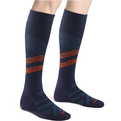 Darn Tough, Herren, Sportsocken, Pennant RFL Over the Calf Ultra-Lightweight (41 - 42, 43 - 45), Blau Darn Tough, Herren, Sportsocken, Pennant RFL Over the Calf Ultra-Lightweight (41 - 42, 43 - 45), Blau