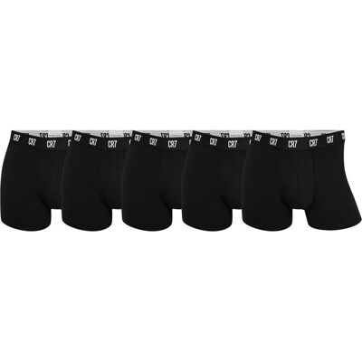 CR7, Herren, Unterhosen, Mens Trunk Cotton Stretch 5-Pack, Schwarz, (5er Pack, XXL) CR7, Herren, Unterhosen, Mens Trunk Cotton Stretch 5-Pack, Schwarz, (5er Pack, XXL)