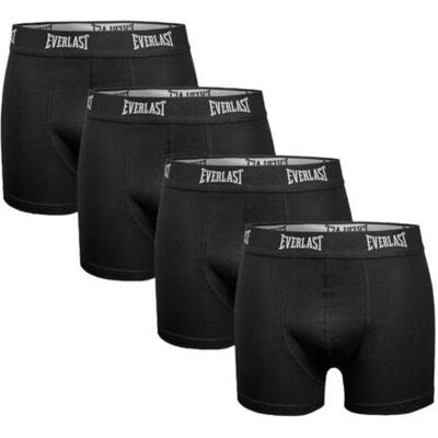 Everlast, Herren, Unterhosen, Herren-Boxershorts, 4er-Pack, Schwarz, Schwarz, (4er Pack, XXL) Everlast, Herren, Unterhosen, Herren-Boxershorts, 4er-Pack, Schwarz, Schwarz, (4er Pack, XXL)