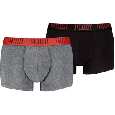 Puma Herren, Unterhosen, Herren Everyday Trunks 2er-Pack, (2er Pack, L) Puma Herren, Unterhosen, Herren Everyday Trunks 2er-Pack, (2er Pack, L)