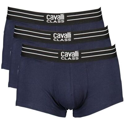 Cavalli Class, Herren, Unterhosen, Blu Cotton Men Boxer, Blau, (S) Cavalli Class, Herren, Unterhosen, Blu Cotton Men Boxer, Blau, (S)