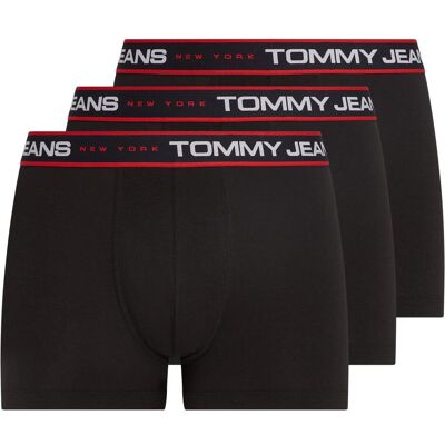 Tommy Hilfiger Herren, Unterhosen, Trunk, Schwarz, (3er Pack, M) Tommy Hilfiger Herren, Unterhosen, Trunk, Schwarz, (3er Pack, M)