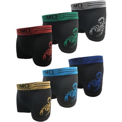 Garcia Pescara, Herren, Unterhosen, Uomo5 Herren Boxershorts Grösse M/L 6er Pack Skorpion aus Polyamid, Mehrfarbig, Blau, Rot, Grün, Schwarz, Gelb, Grau, (6er Pack, L, M) Garcia Pescara, Herren, Unterhosen, Uomo5 Herren Boxershorts Grösse M/L 6er Pack Skorpion aus Polyamid, Mehrfarbig, Blau, Rot, Grün, Schwarz, Gelb, Grau, (6er Pack, L, M)
