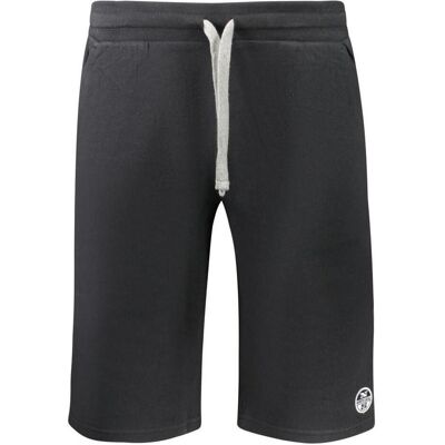 North Sails, Herren, Shorts, Black Cotton Men's Sweatpant, Schwarz, (XXL) North Sails, Herren, Shorts, Black Cotton Men's Sweatpant, Schwarz, (XXL)