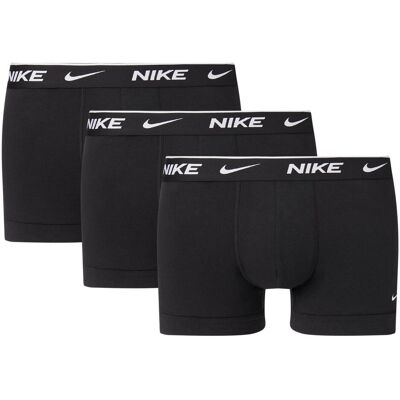 Nike, Herren, Unterhosen, Trunk - 0000KE1008, Schwarz, (3er Pack, S) Nike, Herren, Unterhosen, Trunk - 0000KE1008, Schwarz, (3er Pack, S)