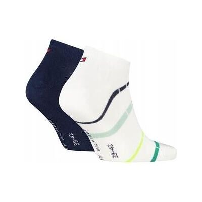 Tommy Hilfiger Herren, Socken, Herren-Sneaker 2P Sommer Breton Weiss/Frisches Grün, Grün, Weiss, (2er Pack, 43 - 46) Tommy Hilfiger Herren, Socken, Herren-Sneaker 2P Sommer Breton Weiss/Frisches Grün, Grün, Weiss, (2er Pack, 43 - 46)