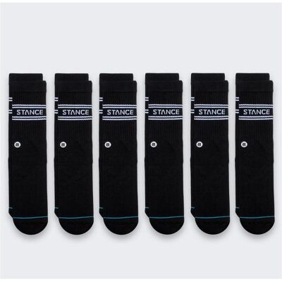 Stance, Herren, Socken, Crew Basic Socken 6 Paar Schwarz, Schwarz, (6er Pack, M) Stance, Herren, Socken, Crew Basic Socken 6 Paar Schwarz, Schwarz, (6er Pack, M)