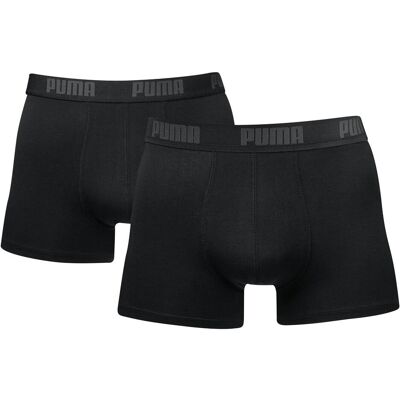 Puma Herren, Unterhosen, Boxer, Schwarz, (2er Pack, L) Puma Herren, Unterhosen, Boxer, Schwarz, (2er Pack, L)