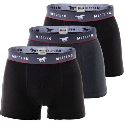 Mustang, Herren, Unterhosen, Boxershorts Casual Stretch, Mehrfarbig, (3er Pack, M) Mustang, Herren, Unterhosen, Boxershorts Casual Stretch, Mehrfarbig, (3er Pack, M)