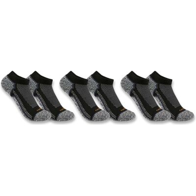 Carhartt, Herren, Socken, Force™ Midweight Low Cut Sock 3 Pair, Schwarz, (3er Pack, L) Carhartt, Herren, Socken, Force™ Midweight Low Cut Sock 3 Pair, Schwarz, (3er Pack, L)