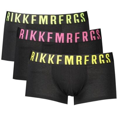 Bikkembergs, Herren, Unterhosen, Schwarz Polyester Männer Boxer Unterwäsche, Schwarz, (XL) Bikkembergs, Herren, Unterhosen, Schwarz Polyester Männer Boxer Unterwäsche, Schwarz, (XL)