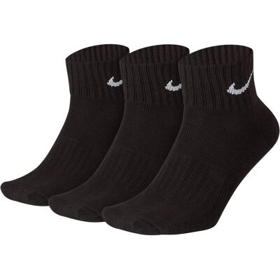 Nike, Herren, Socken, Dreierpack, Schwarz, (3er Pack, 42 - 46) Nike, Herren, Socken, Dreierpack, Schwarz, (3er Pack, 42 - 46)