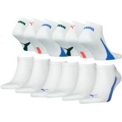 Puma Unisex, Socken, Lifestyle-Socken, Weiss, (6er Pack, 39 - 42) Puma Unisex, Socken, Lifestyle-Socken, Weiss, (6er Pack, 39 - 42)