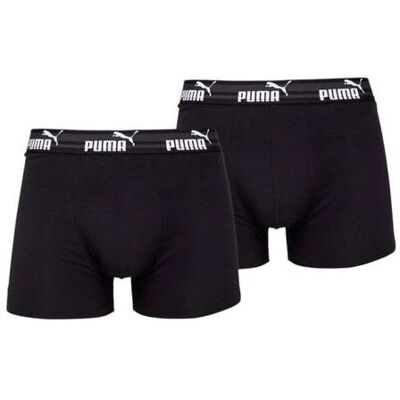 Puma Herren, Unterhosen, Elements Herren Boxershorts Mit Auffälligem Logo, 2Er-Pack, Mehrfarbig, (2er Pack, M) Puma Herren, Unterhosen, Elements Herren Boxershorts Mit Auffälligem Logo, 2Er-Pack, Mehrfarbig, (2er Pack, M)