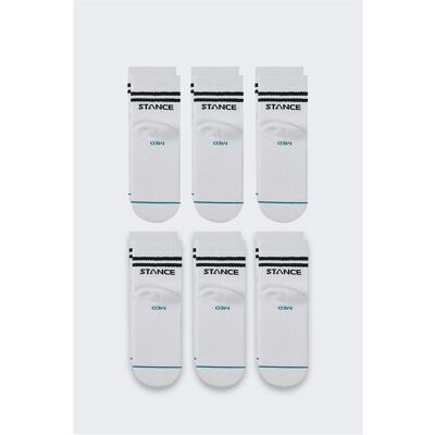 Stance, Herren, Socken, Core Crew Quarter Socken, 6 Paar, Weiss, Weiss, (6er Pack, M) Stance, Herren, Socken, Core Crew Quarter Socken, 6 Paar, Weiss, Weiss, (6er Pack, M)