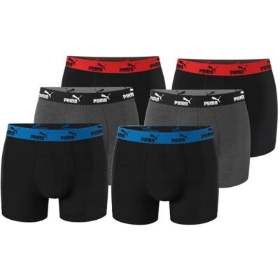Puma Herren, Unterhosen, Herren Boxershorts 6er-Pack, Mehrfarbig, (6er Pack, XL) Puma Herren, Unterhosen, Herren Boxershorts 6er-Pack, Mehrfarbig, (6er Pack, XL)