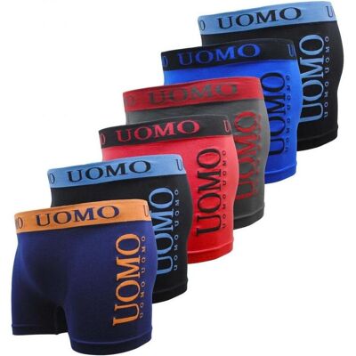 Garcia Pescara, Herren, Unterhosen, Uomo9 M/L 6er Pack, Blau, Schwarz, Rot, Orange, (6er Pack, L, M) Garcia Pescara, Herren, Unterhosen, Uomo9 M/L 6er Pack, Blau, Schwarz, Rot, Orange, (6er Pack, L, M)