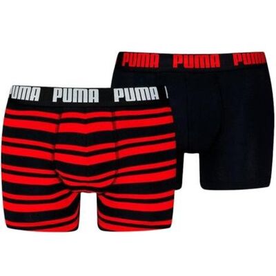 Puma Herren, Unterhosen, Herren Everyday Heritage Stripe Boxershorts, 2er-Pack, Mehrfarbig, (2er Pack, XL) Puma Herren, Unterhosen, Herren Everyday Heritage Stripe Boxershorts, 2er-Pack, Mehrfarbig, (2er Pack, XL)