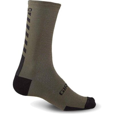 Giro, Herren, Sportsocken, HRC + Merino Socken - Schwarz Olive (46 - 48), Schwarz, Grün Giro, Herren, Sportsocken, HRC + Merino Socken - Schwarz Olive (46 - 48), Schwarz, Grün