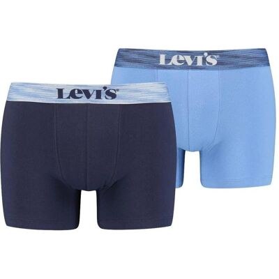 Levis, Herren, Unterhosen, Boxer 2 pairs of panties 37149-0594 Granatowe M, Blau, (2er Pack, 56, 58) Levis, Herren, Unterhosen, Boxer 2 pairs of panties 37149-0594 Granatowe M, Blau, (2er Pack, 56, 58)