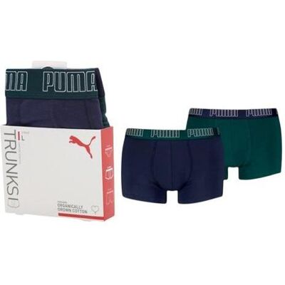 Puma Herren, Unterhosen, Herren-Boxershorts, 2er-Pack, Marineblau/Grün, Mehrfarbig, Blau, Grün, (2er Pack, L) Puma Herren, Unterhosen, Herren-Boxershorts, 2er-Pack, Marineblau/Grün, Mehrfarbig, Blau, Grün, (2er Pack, L)