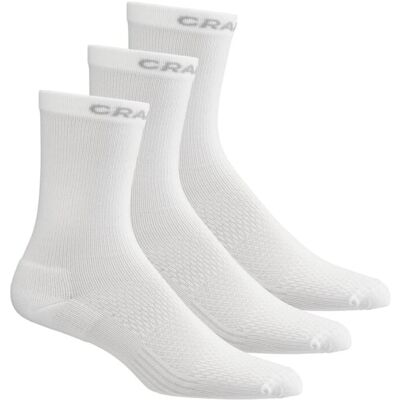 Craft, Herren, Sportsocken, CORE Dry High Sock 5-Pack (37 - 39), Weiss Craft, Herren, Sportsocken, CORE Dry High Sock 5-Pack (37 - 39), Weiss