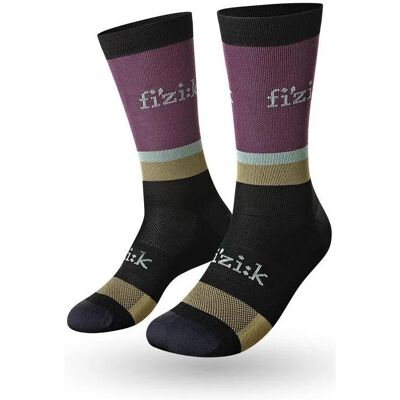 Fizik, Herren, Sportsocken, fi'zi:k Team Edition Fahrradsocken, Schlamm/Traube, Grösse S (35-39) (35 - 39), Mehrfarbig Fizik, Herren, Sportsocken, fi'zi:k Team Edition Fahrradsocken, Schlamm/Traube, Grösse S (35-39) (35 - 39), Mehrfarbig