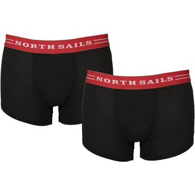 North Sails, Herren, Unterhosen, Unterhose, Schwarz, Rot, (Einzelpack, S) North Sails, Herren, Unterhosen, Unterhose, Schwarz, Rot, (Einzelpack, S)
