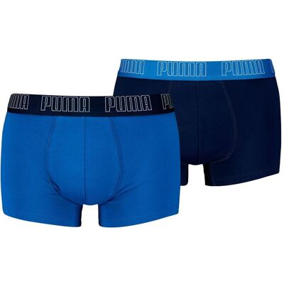 Puma Herren, Unterhosen, Herren-Boxershorts im 2er-Pack, Blau, (2er Pack, M) Puma Herren, Unterhosen, Herren-Boxershorts im 2er-Pack, Blau, (2er Pack, M)