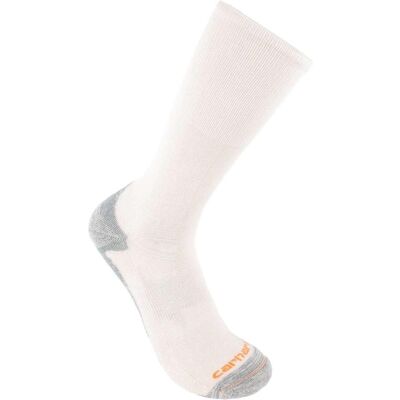 Carhartt, Herren, Socken, Midweight Cotton-TENCEL Comfort Crew Sock 3 Pack, Weiss, (3er Pack, XL) Carhartt, Herren, Socken, Midweight Cotton-TENCEL Comfort Crew Sock 3 Pack, Weiss, (3er Pack, XL)
