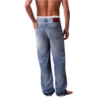 Calvin Klein Jeans, Herren, Pyjamas, Baggy Diamond Cove Jean, Blau, (32, 34) Calvin Klein Jeans, Herren, Pyjamas, Baggy Diamond Cove Jean, Blau, (32, 34)