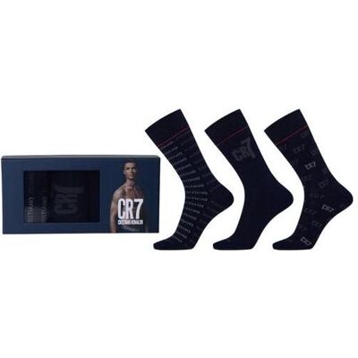 CR7, Herren, Socken, Socken 3P Geschenkbox Socken Geschenk Marineblau, Blau, (3er Pack, 40 - 46) CR7, Herren, Socken, Socken 3P Geschenkbox Socken Geschenk Marineblau, Blau, (3er Pack, 40 - 46)