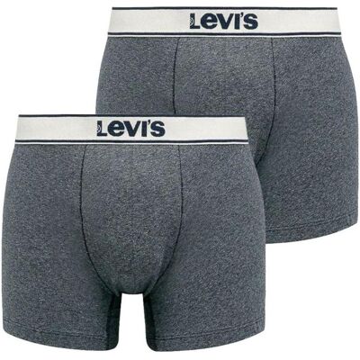 Levis, Herren, Unterhosen, Boxer 2 pairs of panties 37149-0399 Granatowe S, Grau, Silber, (2er Pack, S) Levis, Herren, Unterhosen, Boxer 2 pairs of panties 37149-0399 Granatowe S, Grau, Silber, (2er Pack, S)