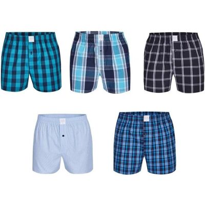 Mg-1, Herren, Unterhosen, Web-Boxershorts Casual Locker sitzend, Mehrfarbig, (5er Pack, XL) Mg-1, Herren, Unterhosen, Web-Boxershorts Casual Locker sitzend, Mehrfarbig, (5er Pack, XL)