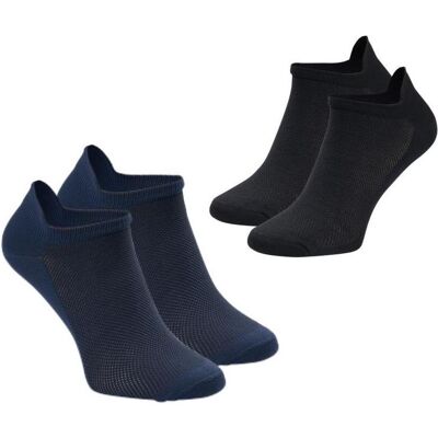 IQ, Herren, Socken, Socken für Knöchel garaf pack, Schwarz, (2er Pack, 43 - 46) IQ, Herren, Socken, Socken für Knöchel garaf pack, Schwarz, (2er Pack, 43 - 46)