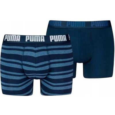 Puma Herren, Unterhosen, Herren Everyday Heritage Stripe Boxershorts, 2er-Pack, (2er Pack, M) Puma Herren, Unterhosen, Herren Everyday Heritage Stripe Boxershorts, 2er-Pack, (2er Pack, M)