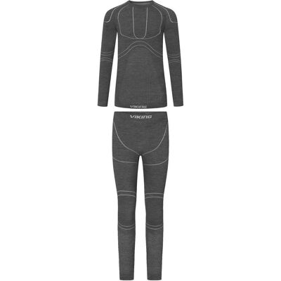 Viking Herren, Funktionsunterhose, Lan Pro Man Set Unterwäsche (L), Grau, L Viking Herren, Funktionsunterhose, Lan Pro Man Set Unterwäsche (L), Grau, L