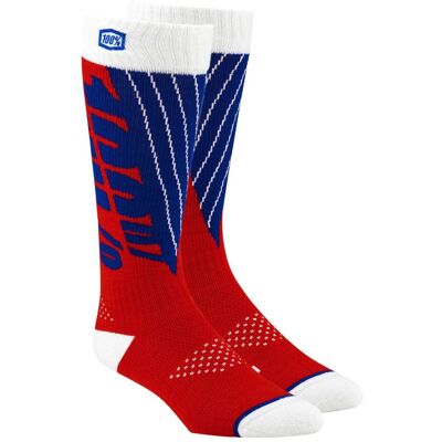 100%, Herren, Sportsocken, Socken Torque Comfort Moto (S), Rot, Blau 100%, Herren, Sportsocken, Socken Torque Comfort Moto (S), Rot, Blau