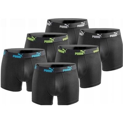 Puma Herren, Unterhosen, Herren Boxershorts 3er-Pack, Schwarz, (3er Pack, L) Puma Herren, Unterhosen, Herren Boxershorts 3er-Pack, Schwarz, (3er Pack, L)
