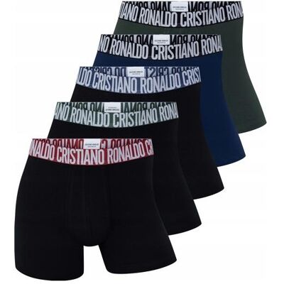 CR7, Herren, Unterhosen, Herren-Boxershorts, 5er-Pack, Mehrfarbig, (5er Pack, M) CR7, Herren, Unterhosen, Herren-Boxershorts, 5er-Pack, Mehrfarbig, (5er Pack, M)