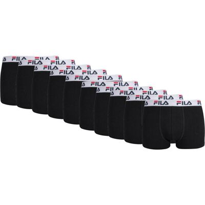 FILA, Herren, Unterhosen, - Heren Basic Boxershorts - 10 Pack - Maat XXL - Zwart, Schwarz, (10er Pack, XXL) FILA, Herren, Unterhosen, - Heren Basic Boxershorts - 10 Pack - Maat XXL - Zwart, Schwarz, (10er Pack, XXL)
