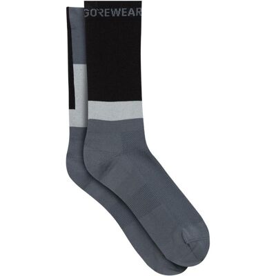Gore Wear, Herren, Sportsocken, Essential Block – Socken – Grösse 38–40 (38 - 40), Schwarz, Grau Gore Wear, Herren, Sportsocken, Essential Block – Socken – Grösse 38–40 (38 - 40), Schwarz, Grau